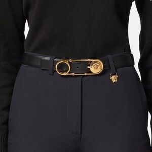 Authentic Versace Paperclip Medusa Belt Size 70